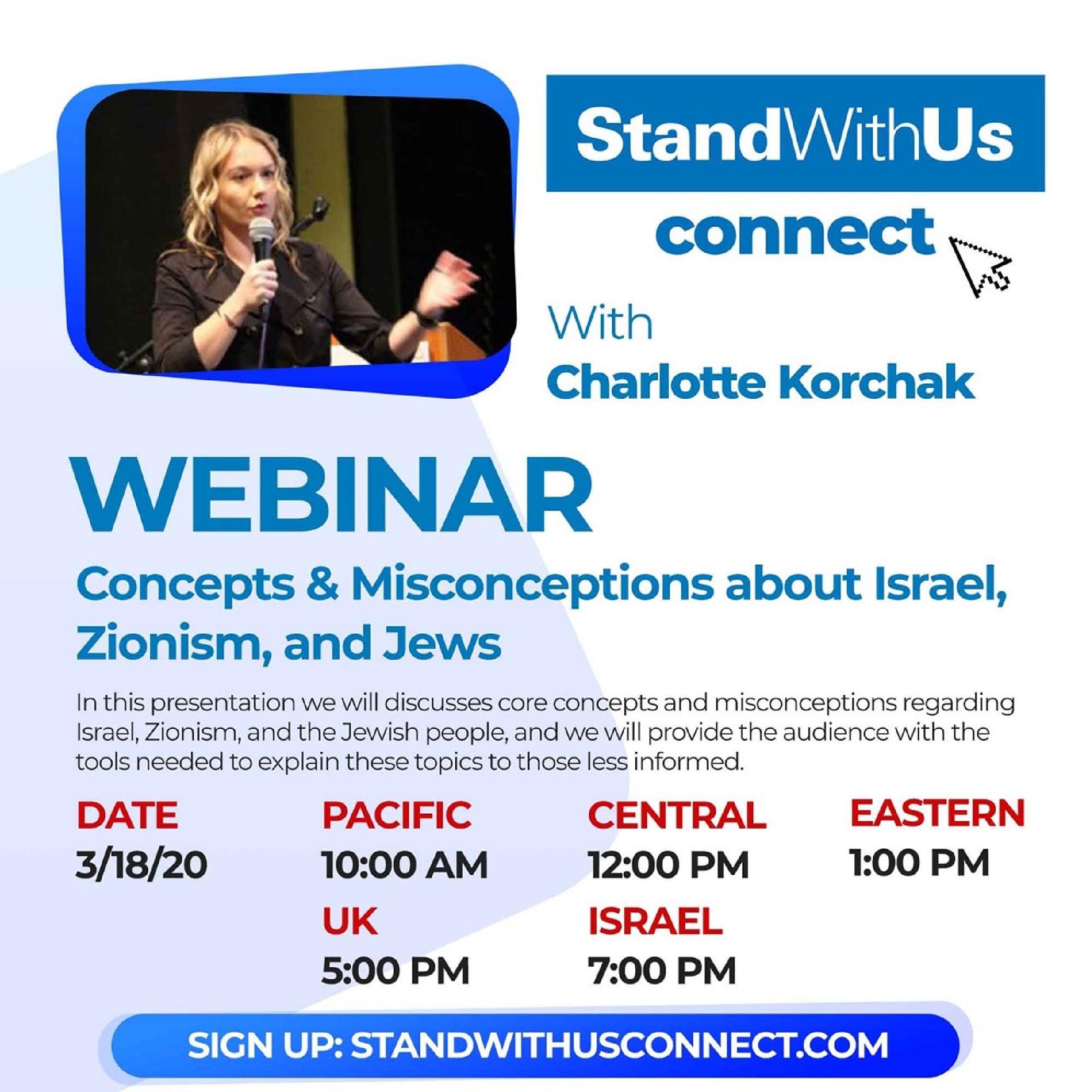 Join StandWithUs Connect Live from Israel