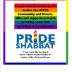 Temple Beth El of Danbury, CT Pride Shabbat