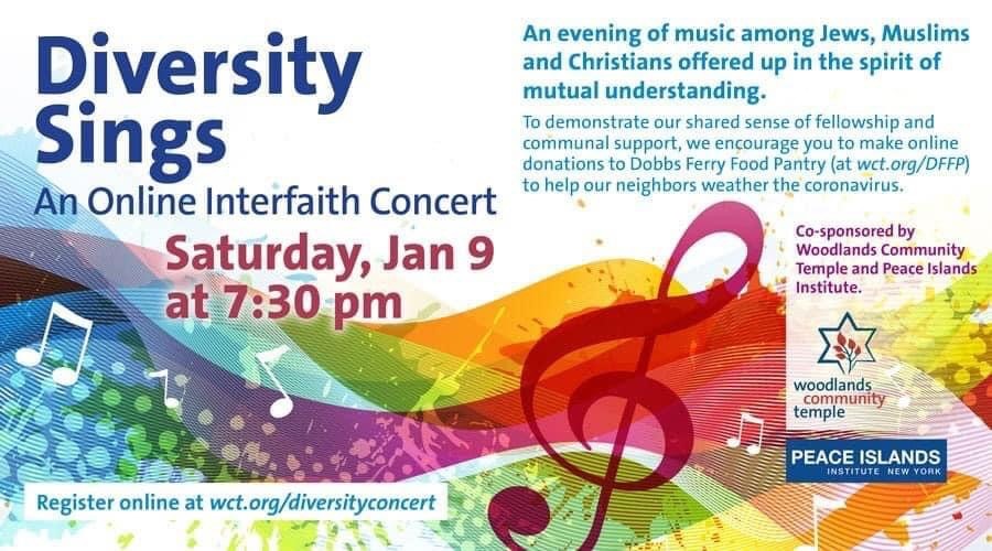WCT and Peace Island Institute - Diversity Sings An Online Interfaith Concert