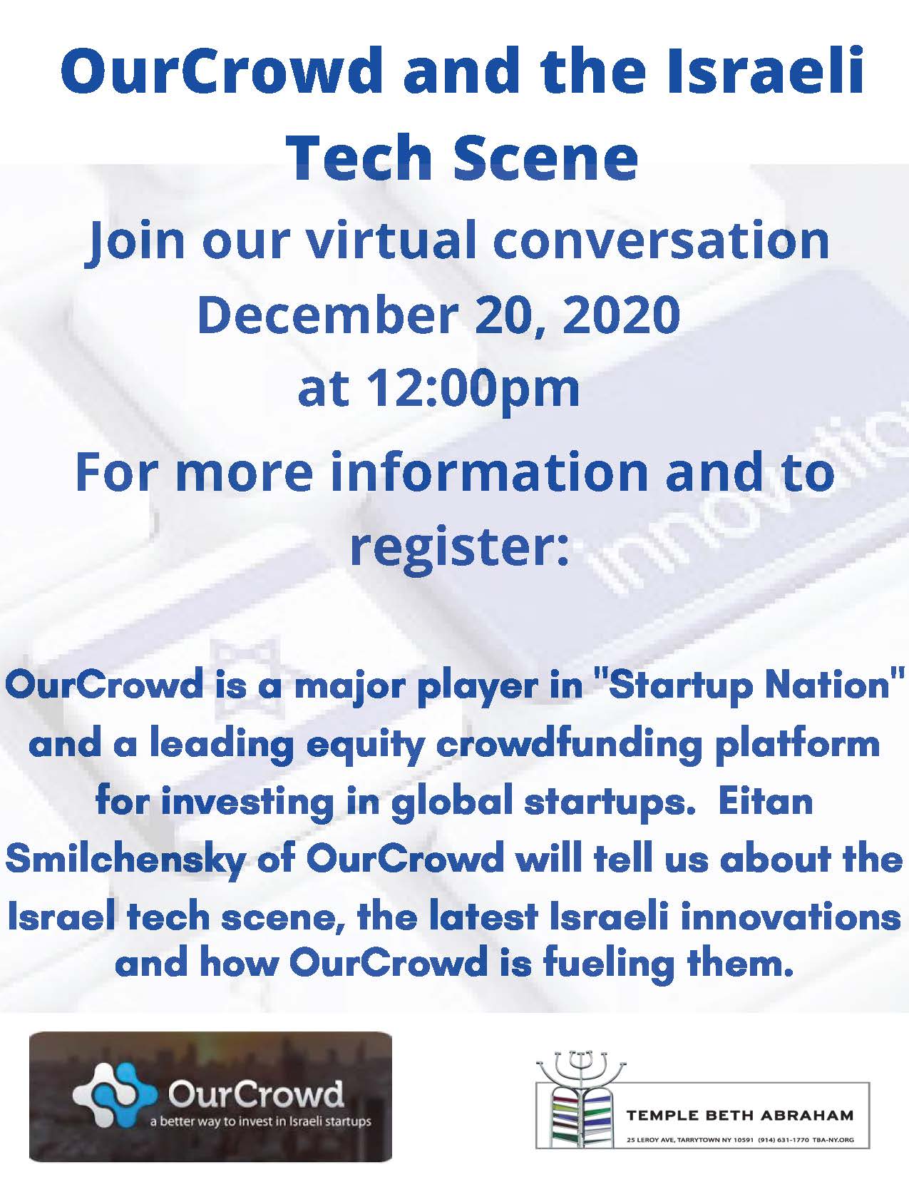 OurCrowd and the Israeli Tech Scene
