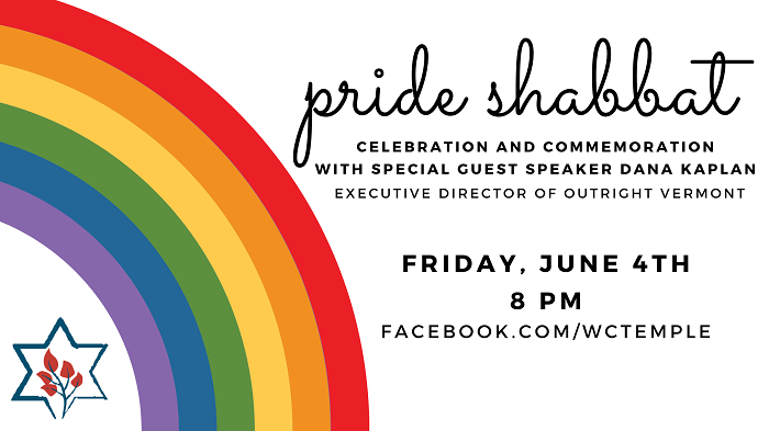 Woodlands Community Temple-Pride Shabbat Service livestream on Facebook