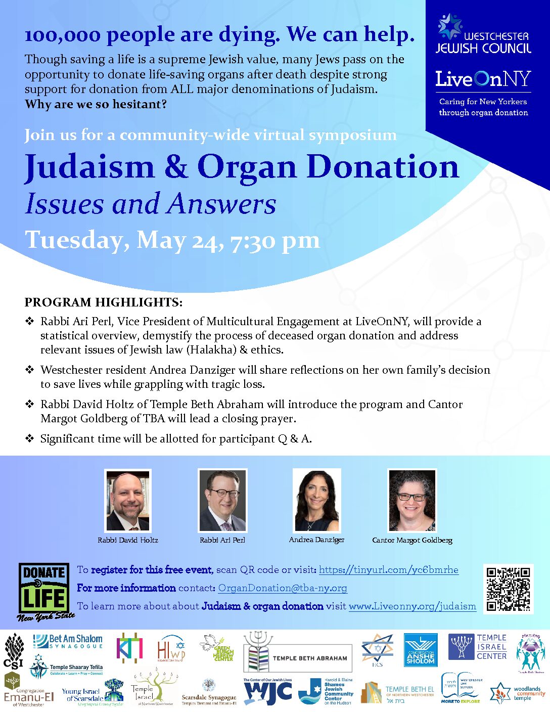 LiveOnNY Judaism & Organ Donation Issues and Answers