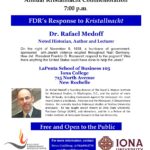 Holocaust & Human Rights Education Center and Iona University Annual Kristallnacht Commemoration