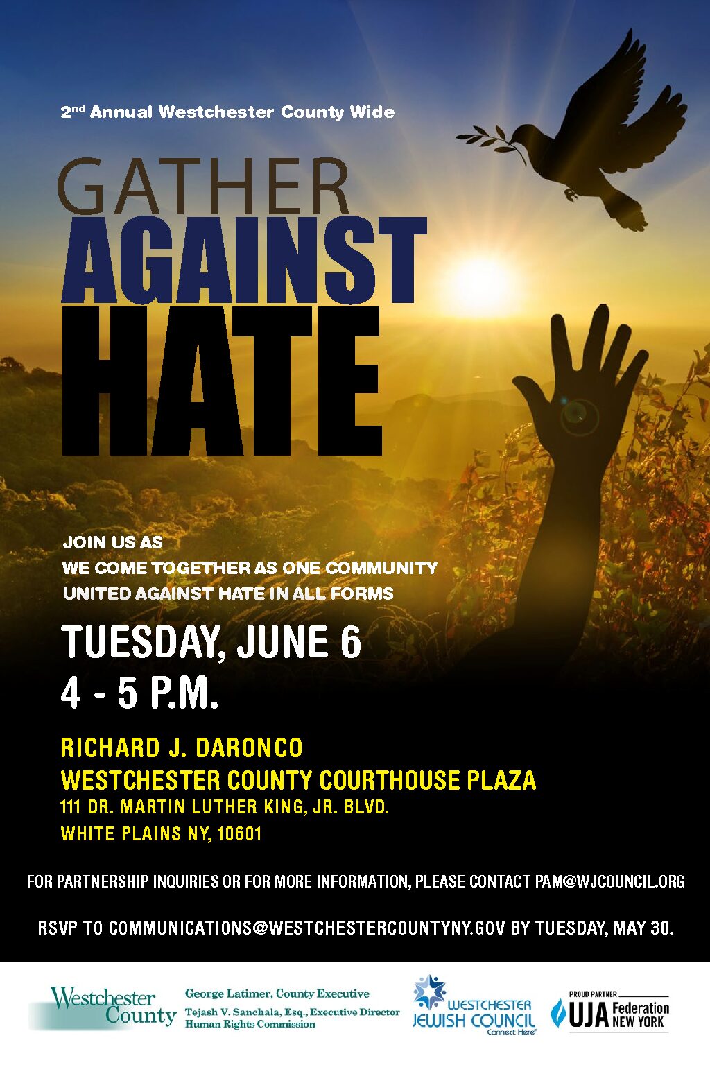 Westchester County Wide Gathering Against Hate