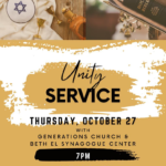 Unity Service with Generations Church & Beth El Synagogue