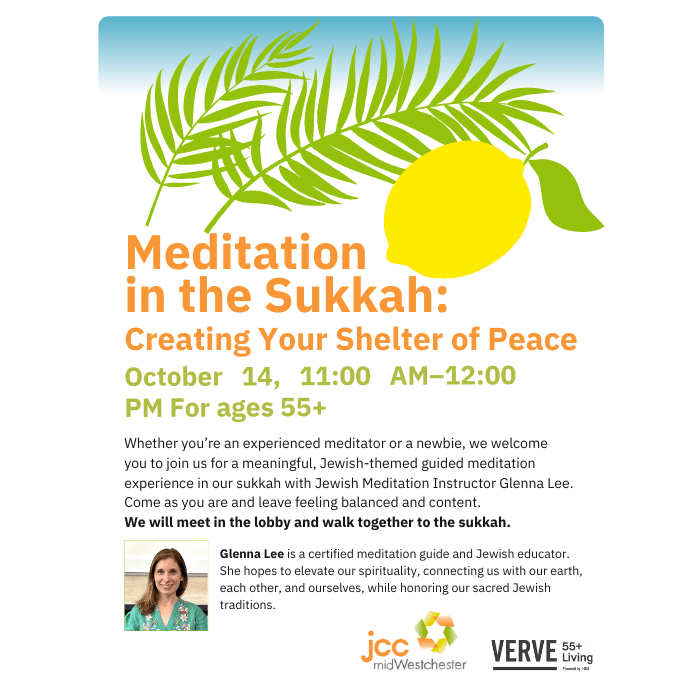 JCCMW Meditation in the Sukkah: Creating your Shelter of Peace