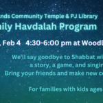 WCT & PJ Library Family Havdalah Program