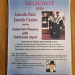 Selichot Services Lincoln Park Jewish Center
