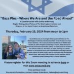 Westchester Jewish Council Israel Connection - “Gaza Plus – Where We Are and the Road Ahead” David Makovsky, Ziegler Distinguished Fellow at The Washington Institute
