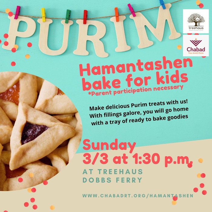 Chabad of the Rivertowns - Make Hamantashen from Scratch