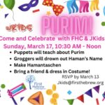 First Hebrew - JKids Purim Celebration
