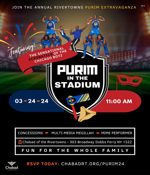 Chabad of the Rivertowns - Purim in the Stadium