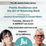 JBI Poetry Series Part Two: Poetic Resilience & The Art of Bouncing Back