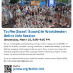 Tzofim (Israeli Scouts) in Westchester: Online Info Session