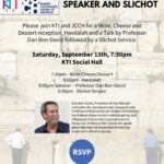KTI and JCCH - Speaker and Slichot