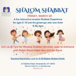 PCS - Shalom Shabbat Service for Children ages 0-10 and their Families