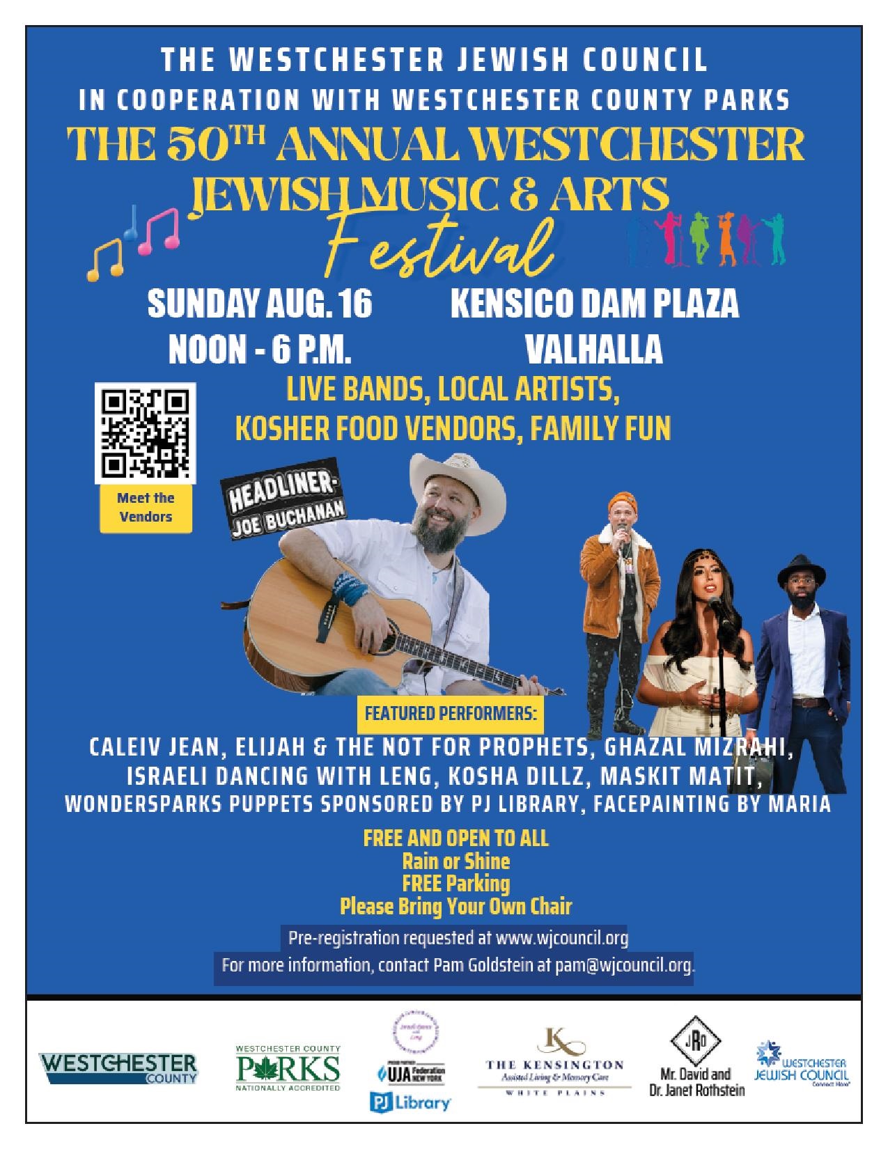 Westchester Jewish Music & Arts Festival 2026
