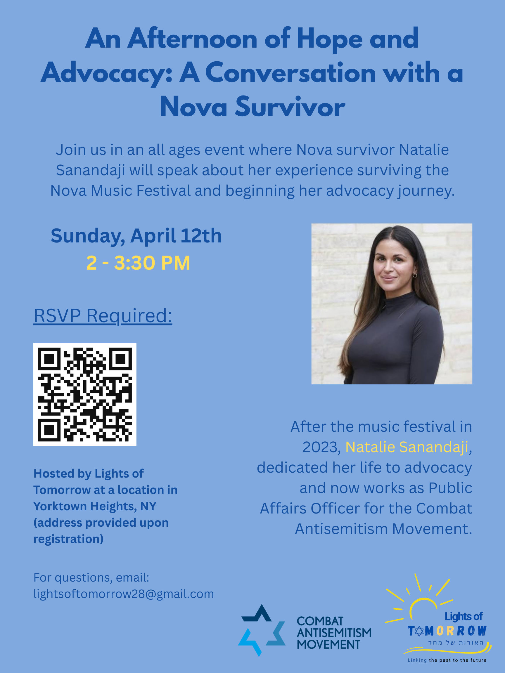 Lights of Tomorrow - An Afternoon of Hope and Advocacy: A Conversation with a Nova Survivor
