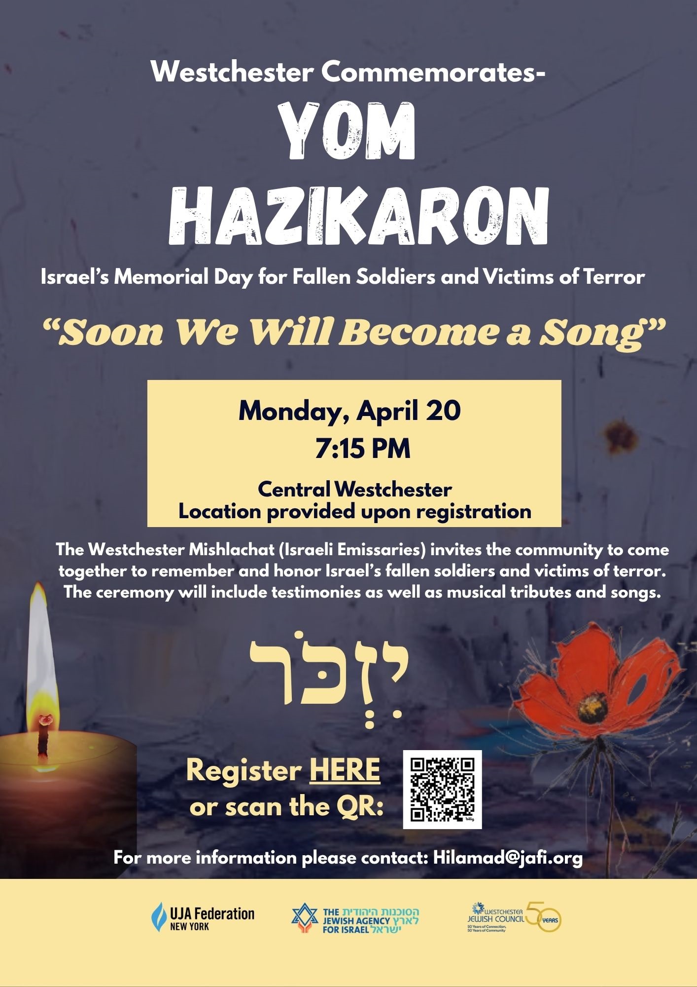 Westchester Commemorates Yom HaZikaron