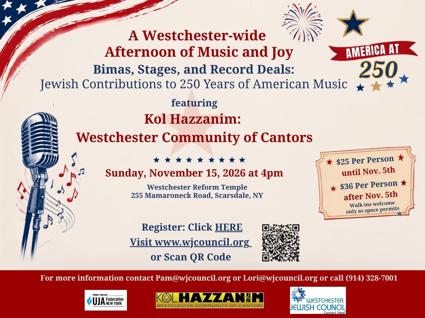Kol Hazzanim - Cantors of Westchester and Westchester Jewish Council - Afternoon of Music