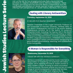 Purchase College - JLI Program - Talk with Prof. Stephen Greenblatt - Dealing with Literary Antisemitism